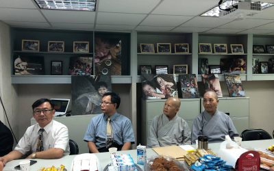 中華人權協會理事長林天財律師在世界難民日感恩茶會致詞