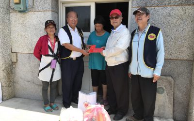 中華人權協會理事長林天財律師親訪澎湖 關懷獨居老人及隔代教養之小朋友
